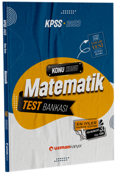  2023 Kpss Gkgy Test Bankası Matematik | 2023 Kpss Gkgy Test Bankası Matematik | İbrahim Kara | İlyas Başpınar | Uzman Kariyer Yayınları (Hazırlık) | 9786258463682 