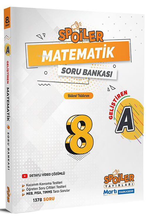 Spoiler 8. Sınıf Matematik Spoiler A Kitap Soru Bankası
