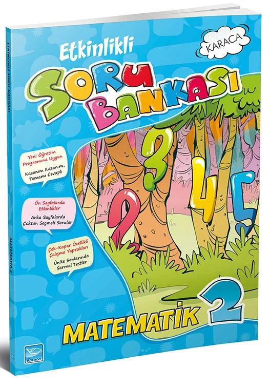  Etkinlikli Soru Bankası Matematik 2 Sınıf | Etkinlikli Soru Bankası Matematik 2 Sınıf | Kolektif | Karaca Eğitim Yayınları | 9786051901930 