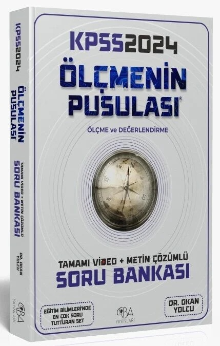  CBA Yayınları 2024 KPSS Eğitim Bilimleri Ölçme ve Değerlendirmenin Pusulası Soru Bankası Video Çözümlü CBA Yayınları | Kolektif | CBA Yayınları | 9786057351661 | 