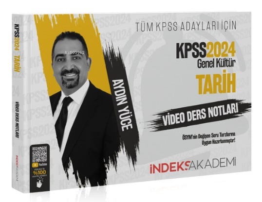  2024 KPSS Tarih Video Ders Notları Aydın Yüce İndeks Akademi Yayıncılık | 2024 KPSS Tarih Video Ders Notları Aydın Yüce İndeks Akademi Yayıncılık | Aydın Yüce | İndeks Akademi Yayıncılık | 9786259992853 