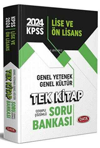  Data KPSS Lise ve Önlisans Tek Kitap Soru Bankası | Kolektif | Data Yayınları | 9786256440920 | 
