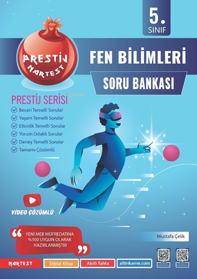 Nartest Yayınevi 5. Sınıf Prestij Fen Bilimleri Soru Bankası