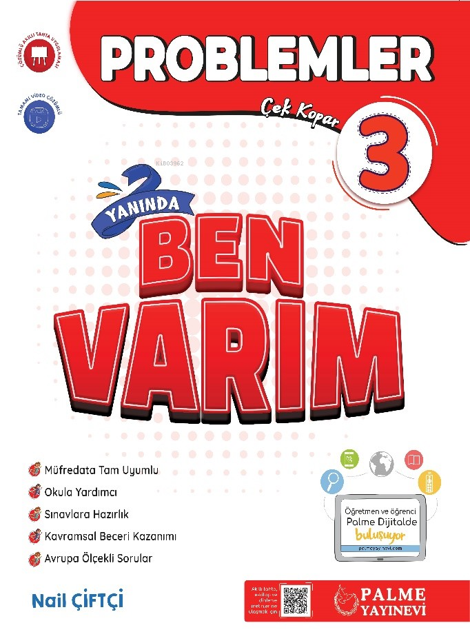 Palme 3.Sınıf Problemler Yanında Ben Varım Soru Kitabı