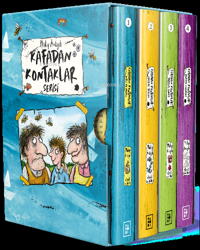  Kafadan Kontaklar Serisi (4 Kitap Kutulu Set Ciltli Bayi) | Kafadan Kontaklar Serisi (4 Kitap Kutulu Set Ciltli Bayi) | Philip Ardagh | Handan Sağlanmak Arlı | Parodi Bayilik | 8690101757730 