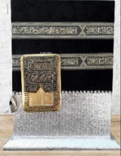 Gümüş Mühürlü Hafız Boy Kabe Maketli Kur'an-ı Kerim Taşlı (kod:191T)