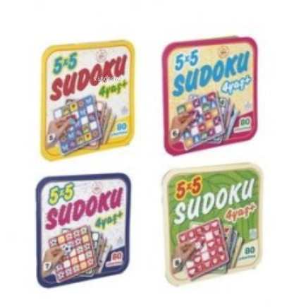  5x5 Sudoku 4 5 Kitap Set | 5x5 Sudoku 4 5 Kitap Set | Kolektif | Pötikare Yayınları | 9786257041119 
