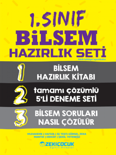  1Sınıf Bilsem Hazırlık Seti | Kolektif | Zekiçocuk Eğitici Kitaplar | 9786059097291 | 