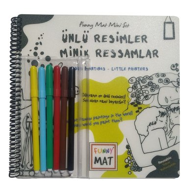  Akademi Çocuk Funny Mat MİNİ SET ÜNLÜ RESİMLER MİNİK RESSAMLAR (KALEMLİ) | Akademi Çocuk Funny Mat MİNİ SET ÜNLÜ RESİMLER MİNİK RESSAMLAR (KALEMLİ) | Kolektif | Akademi Çocuk (Hazırlık) | 8681379311595 