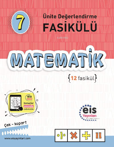 Bry - Birey Eğitim Yayınları 7.Sınıf  Ünite Değerlendirme Fasikülü (112)  Matematik