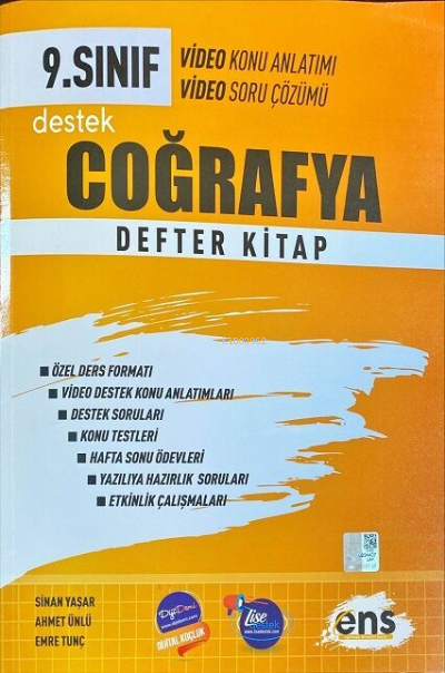 9.Sınıf Defter Kitap Coğrafya - 2023