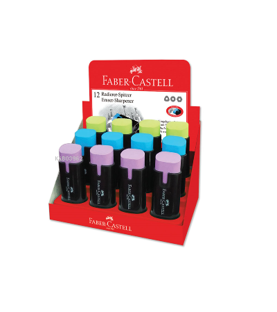  Faber Castell Kalemtraş (Silgili) (18 37 03) (12 Li) | Faber Castell Kalemtraş (Silgili) (18 37 03) (12 Li) | Faber Castell | 6933256634627 