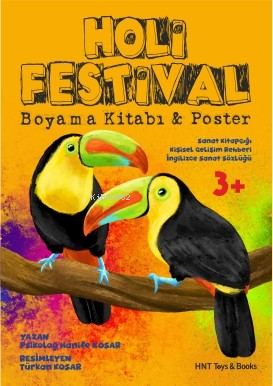  Holi Festival Boyama Kitabı & Poster | Holi Festival Boyama Kitabı & Poster | Hanife Koşar | Türkan Koşar | Hnt Toys & Books | 9786259945705 