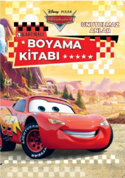 Disnet Pixar Arabalar Unutulmaz Anlar Boyama Kitabı