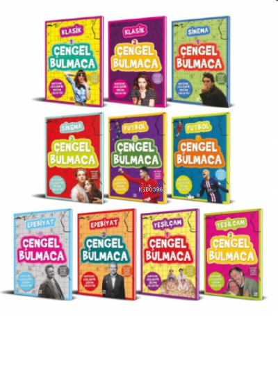  Konulu Çengel Bulmaca Seti (10 Kitap Takım) | Vildan Yılmaz | Gizem Ulaş | Ali Osman Başkuyu | Hakan Kayar | Zeliha Kayar | Dokuz Yayınları | 9786257642545 | 