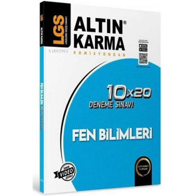 Altın Karma 8. Sınıf LGS Fen Bilimleri 10x20 Deneme Sınavı