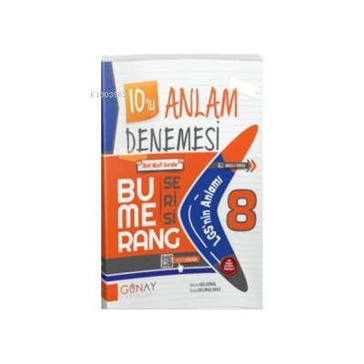 8. Sınıf Bumerang Serisi 10'lu Anlam Denemesi