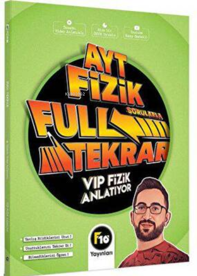  2023 VİP Fizik AYT Fizik Full Tekrar Video Ders Kitabı | 2023 VİP Fizik AYT Fizik Full Tekrar Video Ders Kitabı | Kolektif | F10 Yayınları | 9786057240651 