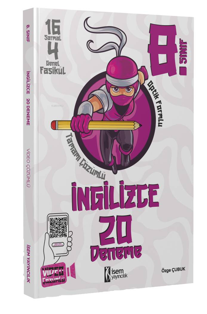  2024 İsem 8 Sınıf İngilizce 20 Deneme | 2024 İsem 8 Sınıf İngilizce 20 Deneme | Özge Çubuk | İsem Yayıncılık (Hazırlık) | 9786052868379 