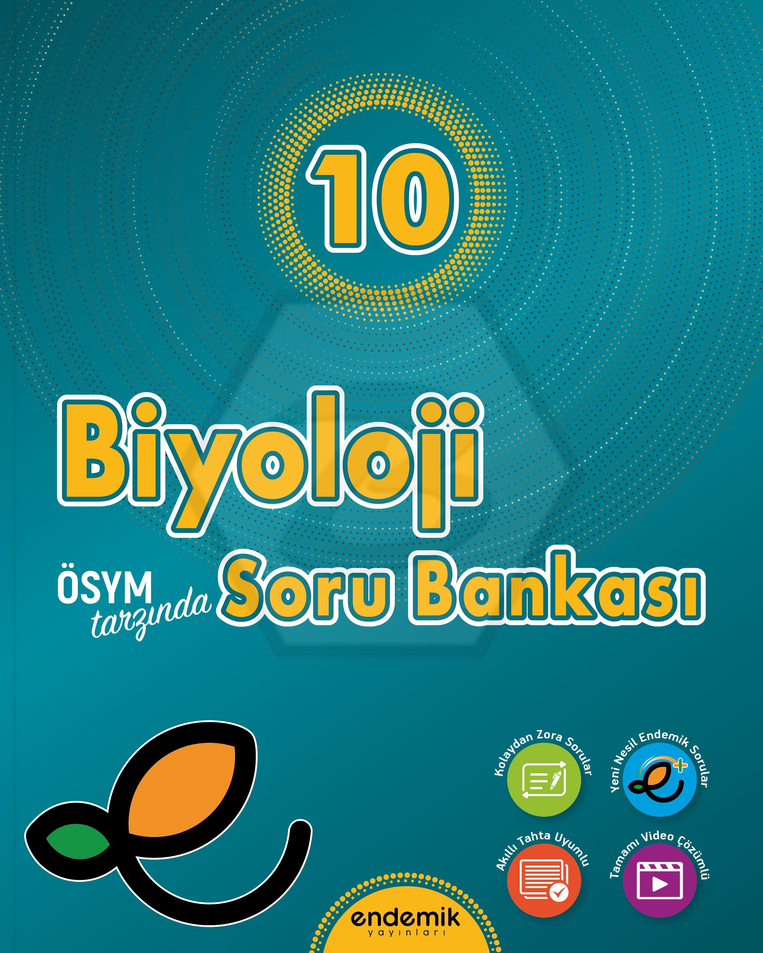  Endemik 10Sınıf Biyoloji Soru Bankası 2024 | Kolektif | Burçak Kaya Bozatlı | Burçak Kaya Bozatlı | Endemik Yayınları (Hazırlık) | 9786257430500 | 
