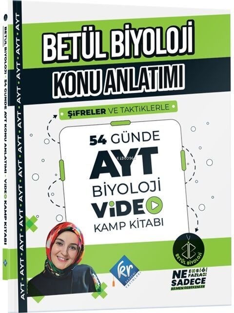 KR Akademi Biyoloji Konu Anlatımı 54 Günde AYT Biyoloji Video Kamp Kitabı