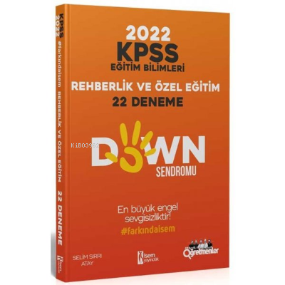 2022 KPSS Eğitim Bilimleri Rehberlik ve Özel Eğitim 22 Deneme