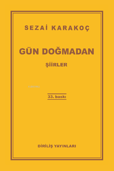 Gün Doğmadan