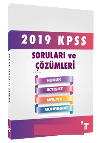  2019 Kpss Soruları Ve Çözümleri | 2019 Kpss Soruları Ve Çözümleri | Yüksel Bilgili | 4T Yayınevi | 9786057521866 