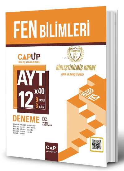 Çap Yayınları AYT Fen Bilimleri 12 X 40 Up Deneme