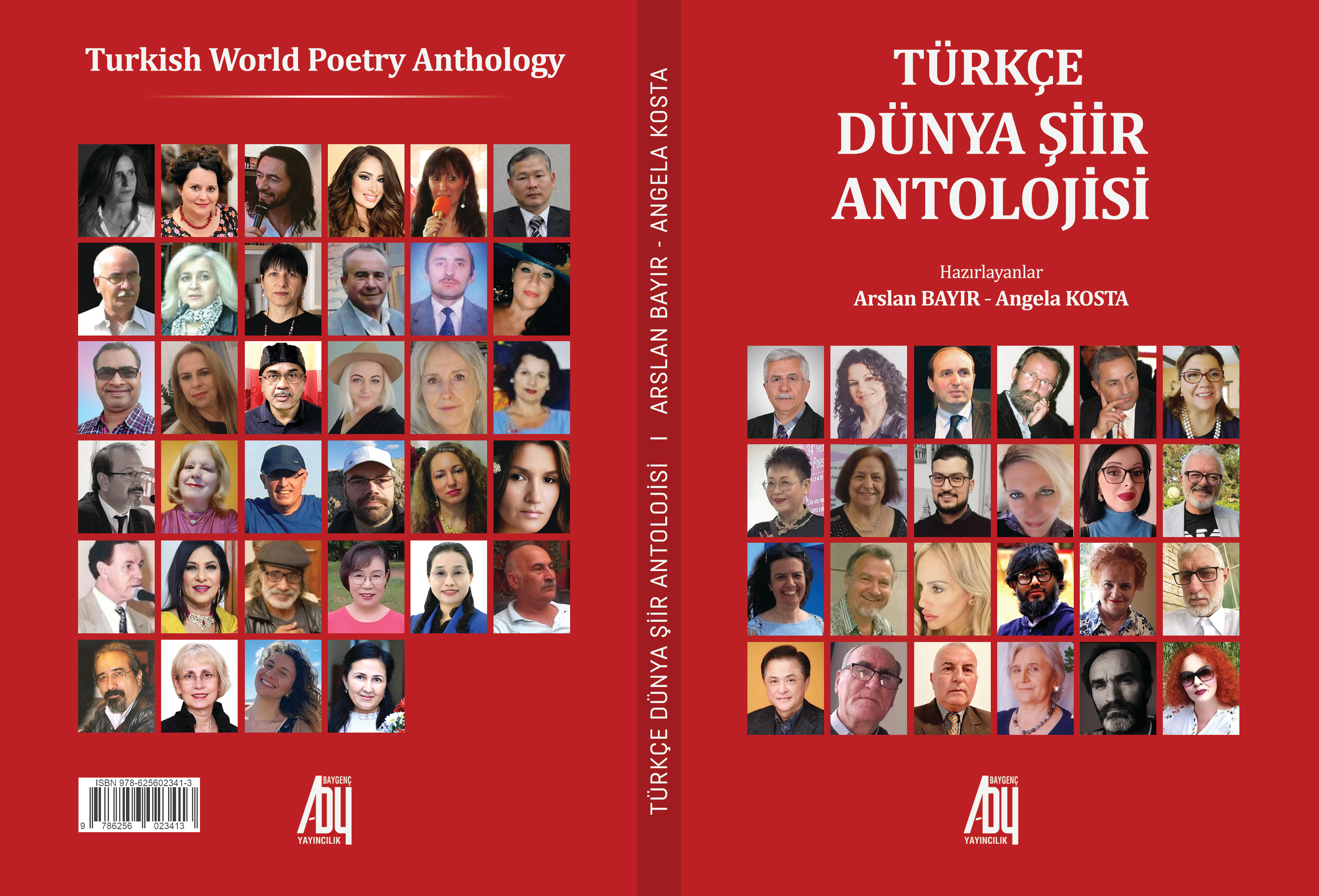  Türkçe Dünya Şiir Antolojisi | Türkçe Dünya Şiir Antolojisi | Arslan Bayır | Angela Kosta | Baygenç Yayıncılık | 9786256023413 
