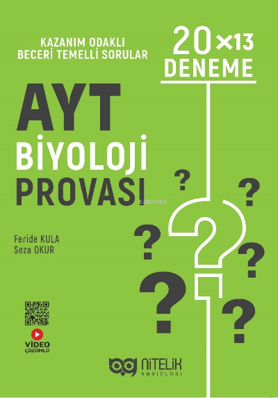 AYT Biyoloji Provası  20*13  Deneme