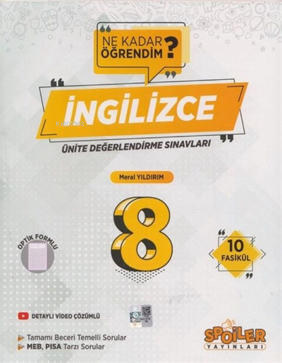 8 Uds Ne Kdr Ogrndk Ingılızce