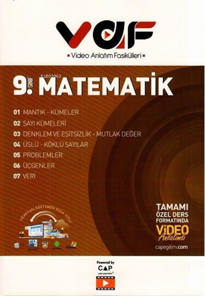 Vaf 09.Sınıf Matematik - 2021