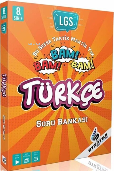 Strateji Bayilik Yayınları 8. Sınıf Türkçe Bam Bam Soru Bankası