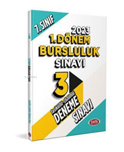  7 Sınıf Bursluluk Sınavı Tamamı Çözümlü 3 Fasikül Deneme Sınavı Data Yayınları | Turgut Meşe | Data Yayınları | 9786256440838 | 