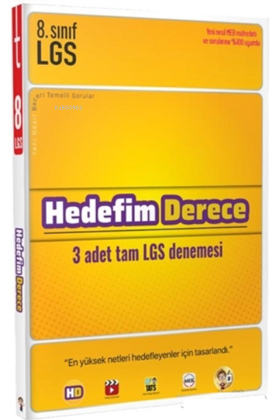 8. Sınıf LGS Hedefim Derece Denemeleri