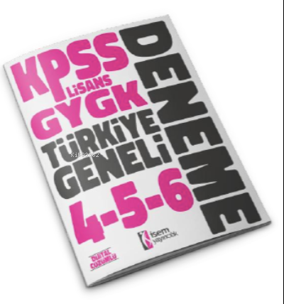 2023 Kpss Lisans Gygk Türkiye Geneli Deneme Seti 4-5-6