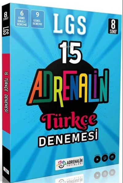 Adrenalin Yay. 8.Sınıf Türkçe 15 Branş Denemesi