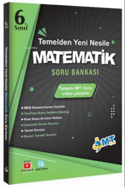 6. Sınıf İMT Matematik Temelden Yeni Nesile Soru Bankası