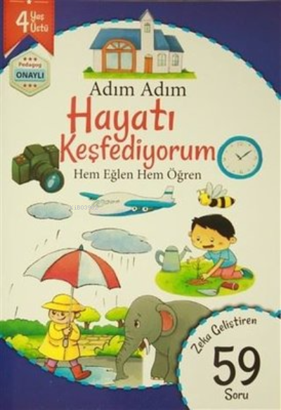 Yaratıcı ve Eleştirel Düşünme Becerisini Geliştiren 4 Yaş 59 Soru - Dikkat Geliştiren Zeka Kitabı
