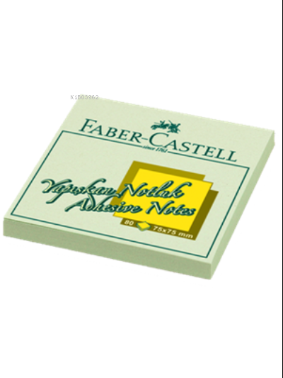 Faber Castell Ypş Notluk Harmony Yeşil 75x75 mm | Faber Castell | 4044355776575 | 