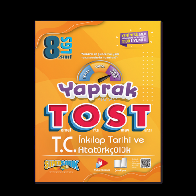  8 Sınıf Matematik Yaprak Tost | Kolektif | Süpersonik Komiks | 9786254221804 | 