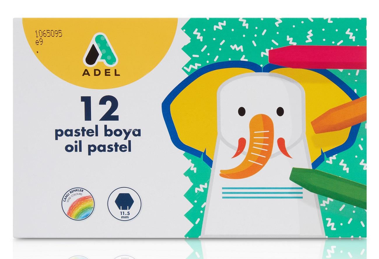  Adel Pastel Boya 12 Renk (Yü) | Adel Pastel Boya 12 Renk (Yü) | Adel | 8681241138794 