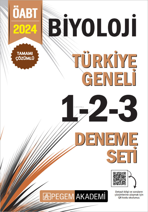 2024 KPSS ÖABT Biyoloji Tamamı Çözümlü Türkiye Geneli 1-2-3 (3'lü Deneme Seti)