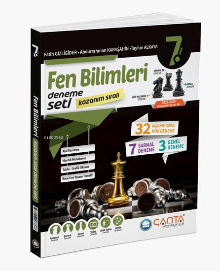 7. Sınıf Fen bilimleri Kazanım Sıralı Deneme Seti