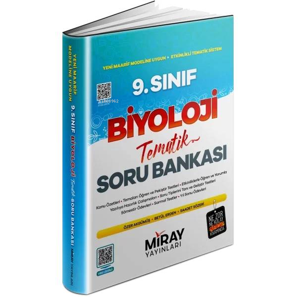 Miray 9. Sınıf Biyoloji Tematik Konu Özetli Soru Bankası