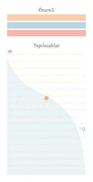  Yapılacaklar Bloknot | Yapılacaklar Bloknot | Wenote Tasarım | 8684378791009 
