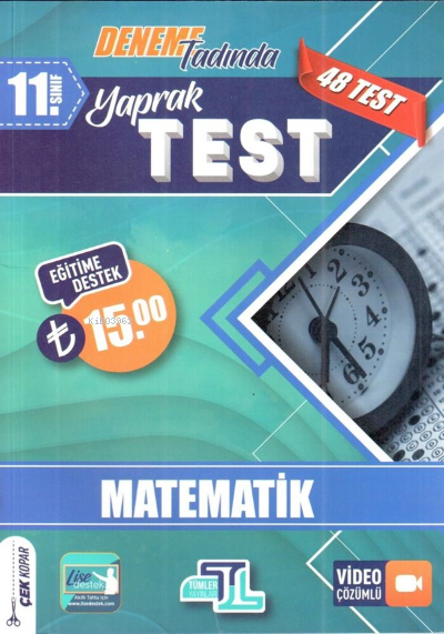  11Sınıf Yaprak Test Matematik 2022 | 11Sınıf Yaprak Test Matematik 2022 | Kolektif | Tümler Yayınları (Bayilik) | 9786257273602 
