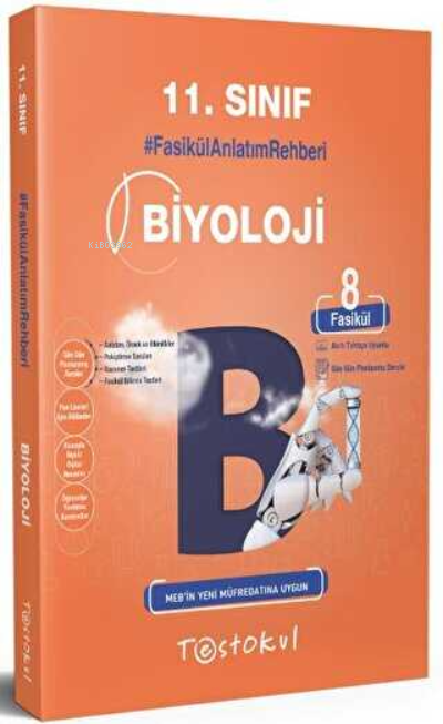  11Snf Fasikül Anlatım Rehberi / Biyoloji (8 Fasikül) | Kolektif | Test Okul Yayınları | 9786258416220 | 