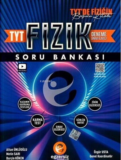  Egzersiz Tyt Soru Bankası Fizik 2022 | Kolektif | Egzersiz Yayınları (Hazırlık) | 9786057422101 | 